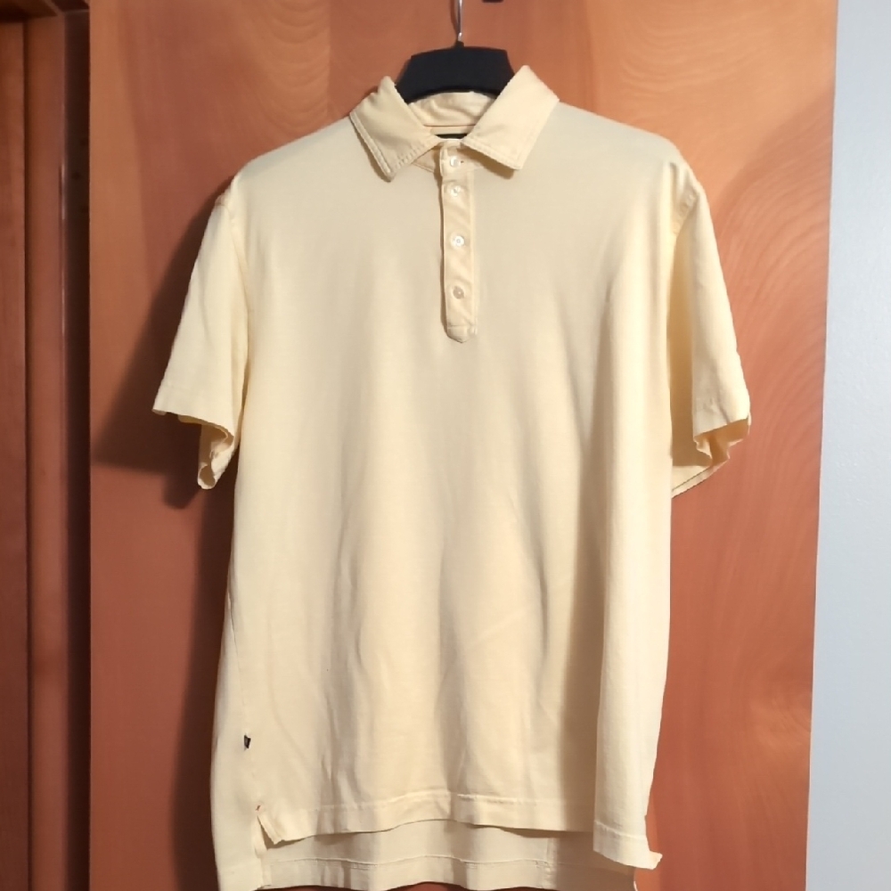 Men's Pale Yellow Polo Shirt
